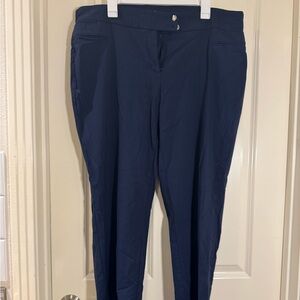 Style & Co. Straight leg Deep Blue Women's Pants Work Slacks 18w